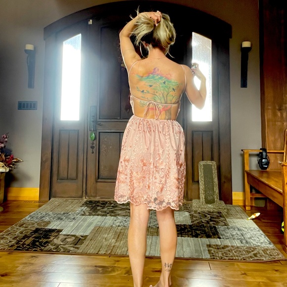 TwoSisters Pink Dress XS (US 2) - Picture 2 of 3